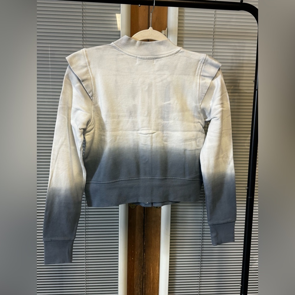 525 America Ombre Cotton Button Front Jacket XS NWT PTP 18 - Picture 3 of 10